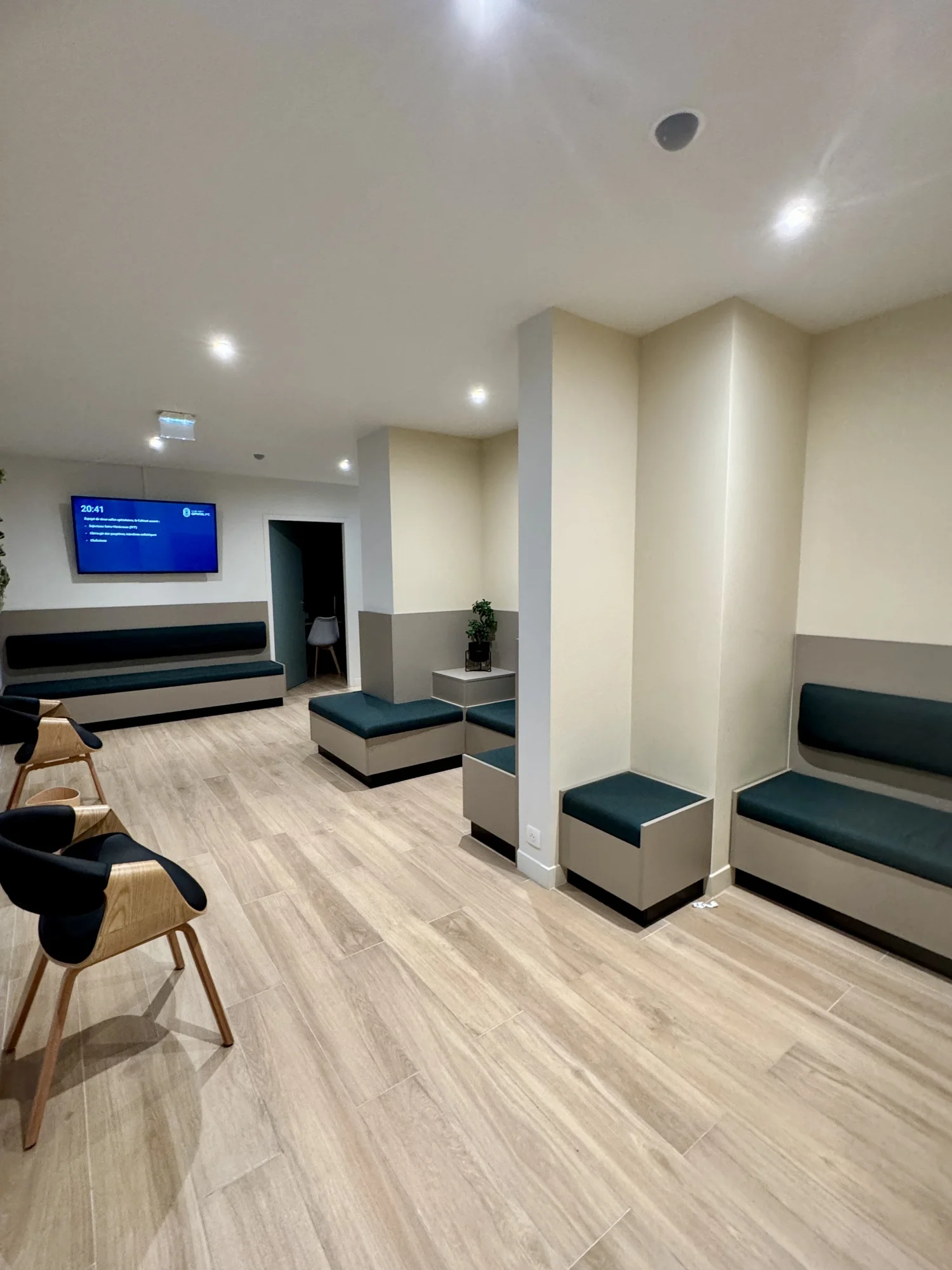 La reception dello studio Ophtalife